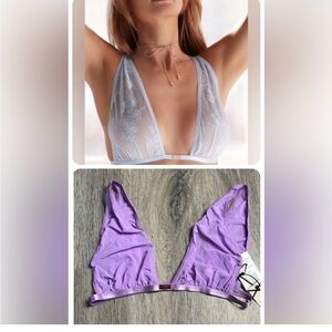 NWT REVOLVE Daydream Nation Secrets Gin N Tonic Bralette Lavender Size Small